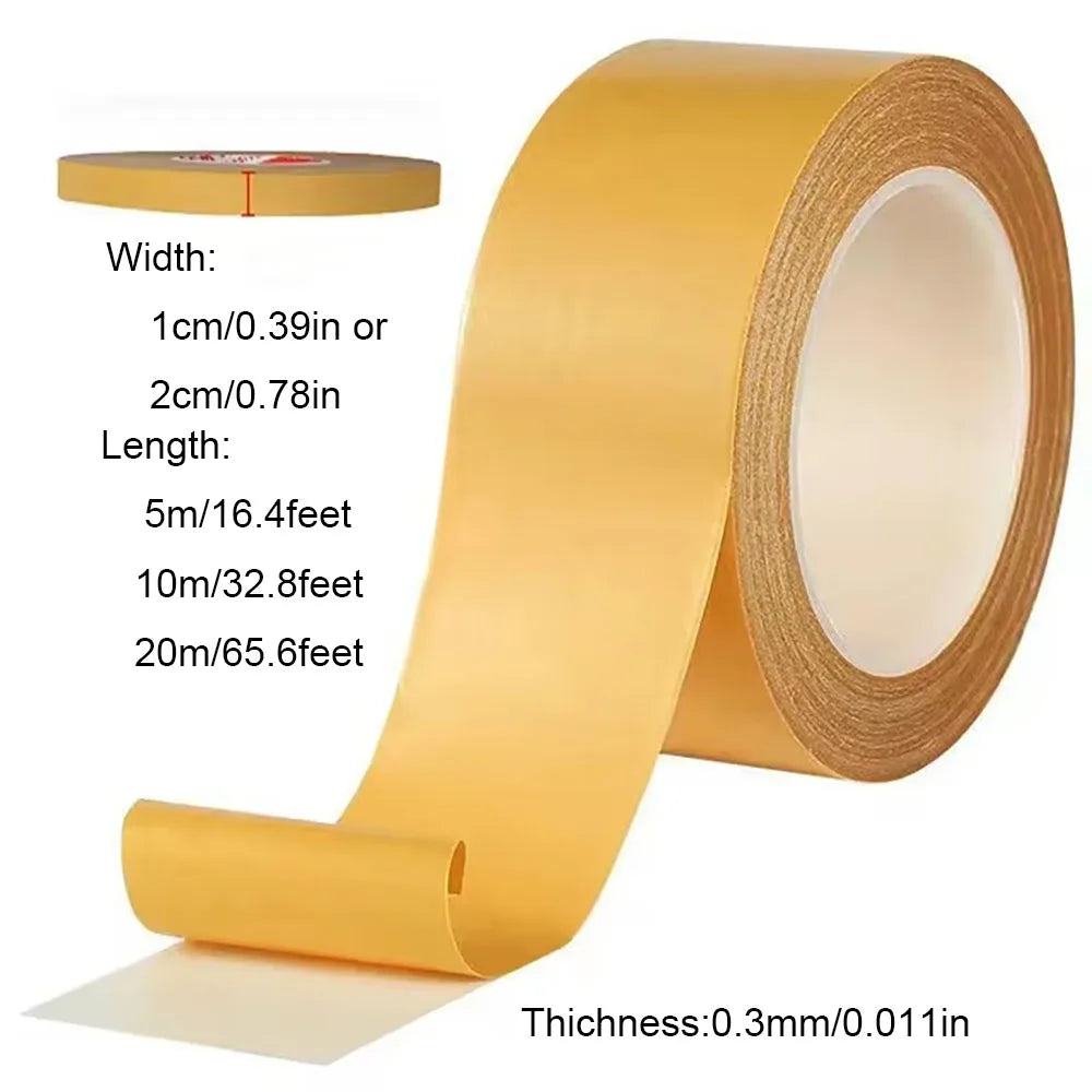 Super Thin Strong Fixation Double Sided Adhesive Tape Heavy Duty Translucent Mesh Waterproof Traceless Powerful Grid Carpet Tape
