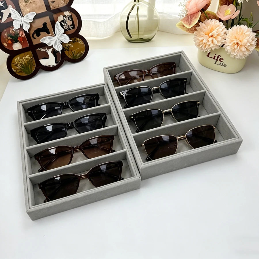 1pc, Four-Slot Eyewear Accessory Storage, Suitable for Storing and Displaying Jewelry Accessories and Sunglasses, as Well as for