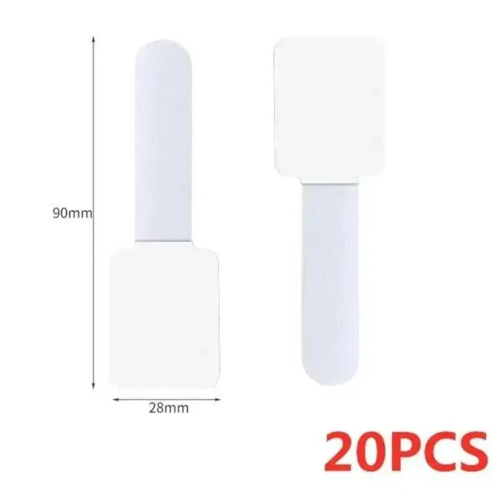 20Pcs Adhesive Cable Management Straps Reusable Self-Adhesive Cable Organizer Ties for Desk Wire Management