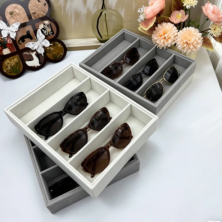 1pc, Four-Slot Eyewear Accessory Storage, Suitable for Storing and Displaying Jewelry Accessories and Sunglasses, as Well as for