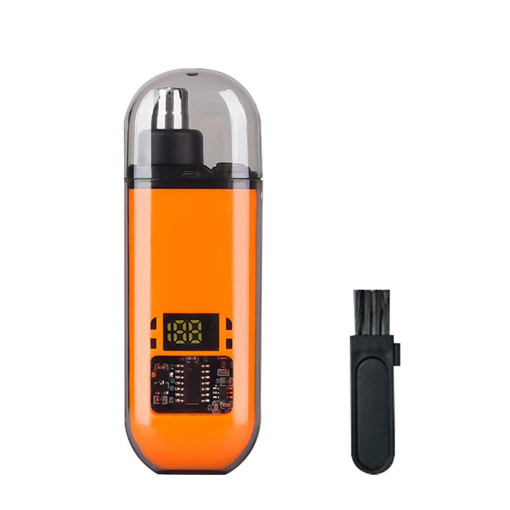 Portable Mini Electric Nose Hair Trimmer USB Rechargeable Nose Hair Remover Painless Trimmer Clipper for Men Daily Beauty Care
