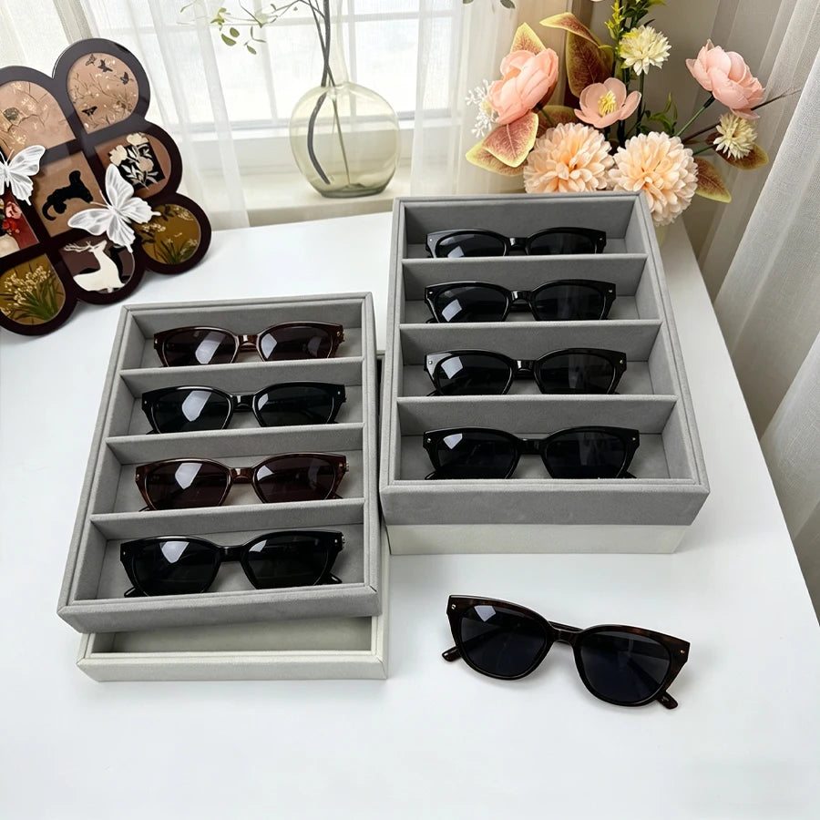 1pc, Four-Slot Eyewear Accessory Storage, Suitable for Storing and Displaying Jewelry Accessories and Sunglasses, as Well as for