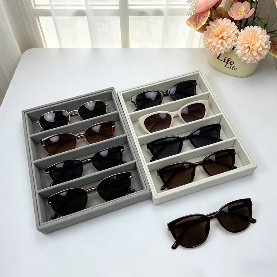 1pc, Four-Slot Eyewear Accessory Storage, Suitable for Storing and Displaying Jewelry Accessories and Sunglasses, as Well as for