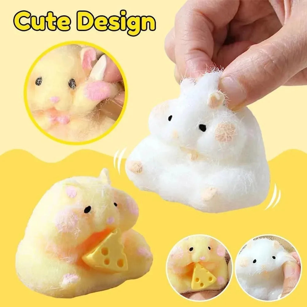 Squishy Hamster Toy Cute Desktop Decor