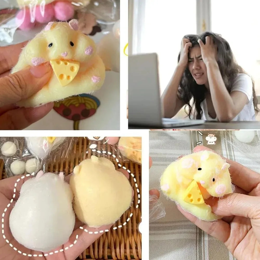 Squishy Hamster Toy Cute Desktop Decor