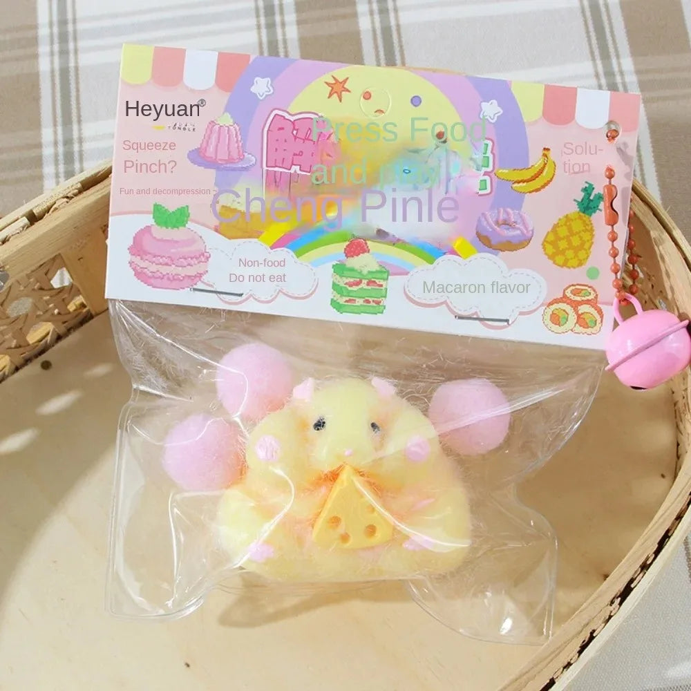 Squishy Hamster Toy Cute Desktop Decor