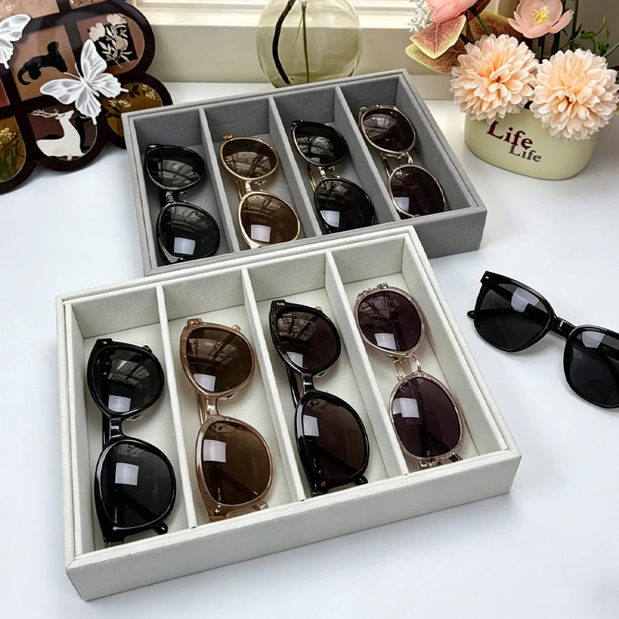 1pc, Four-Slot Eyewear Accessory Storage, Suitable for Storing and Displaying Jewelry Accessories and Sunglasses, as Well as for