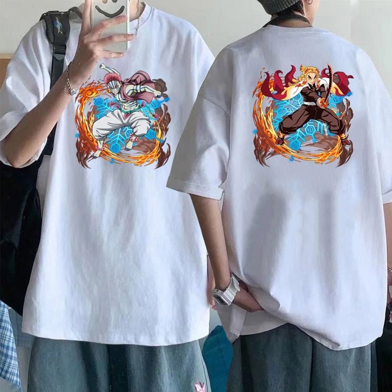 Kyoujurou & Akaza 3D T-shirt